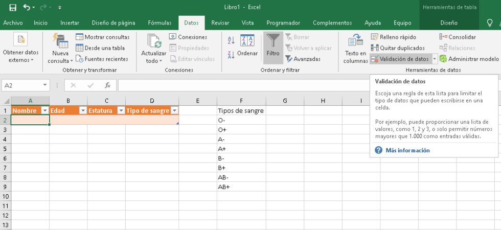 Como Funciona La Validacion De Datos En Excel Ficha D 8723