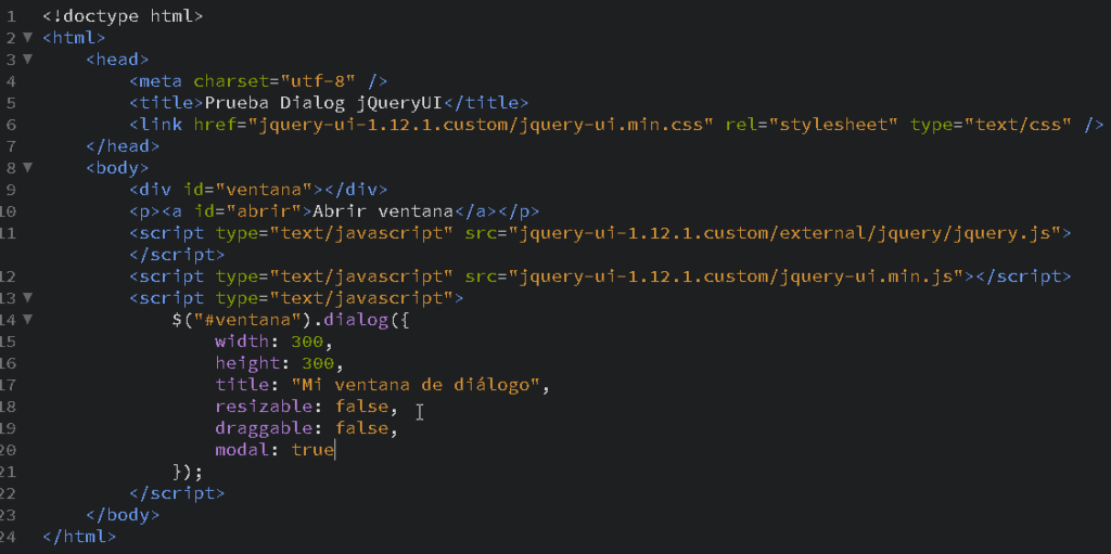 Como crear ventanas de diálogo en JavaScript con jQuery - CableNaranja