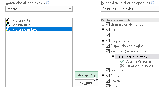 Como crear un CRUD en Excel con VBA