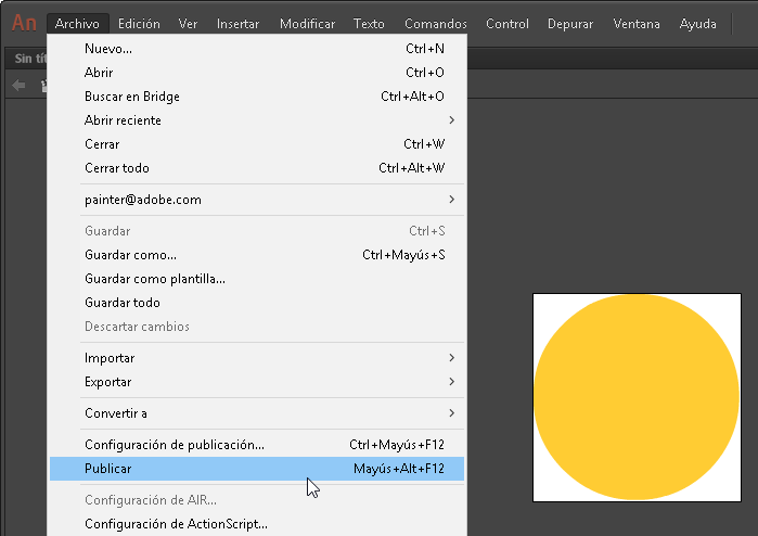 Como crear un archivo APK con Adobe Animate - CableNaranja