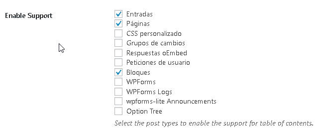 Como crear tablas de contenidos en WordPress con el plugin Easy-Table of Contents - CableNaranja