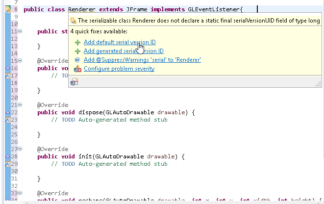 Como crear una aplicación OpenGL en Java con JOGL y Eclipse