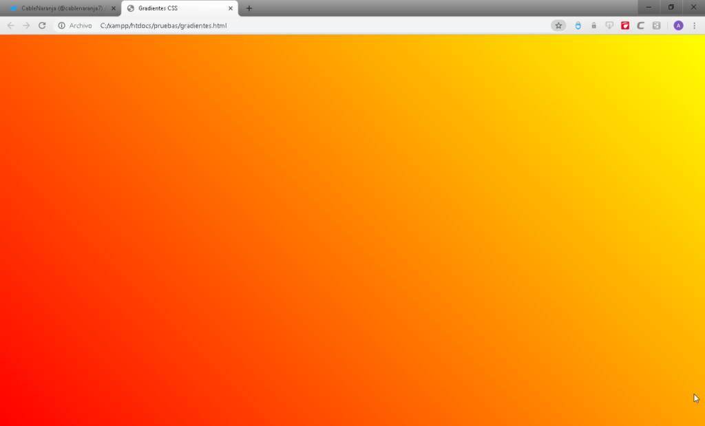 Como hacer degradados en CSS - CableNaranja