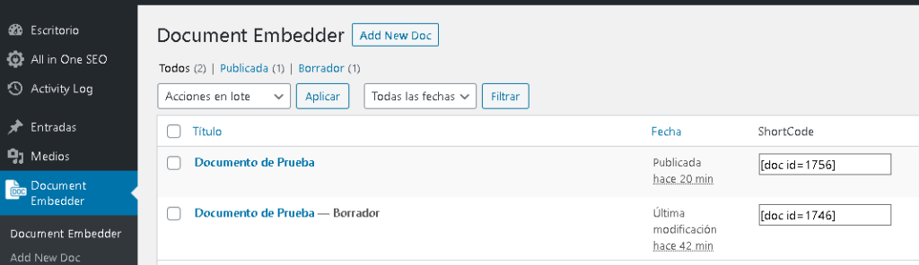 Como incrustar archivos en #Wordpress con el plugin-Document Embedder - CableNaranja