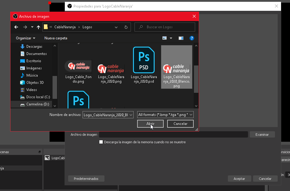 Aprende a preparar un template para tus videos o livestreams en OBS - CableNaranja