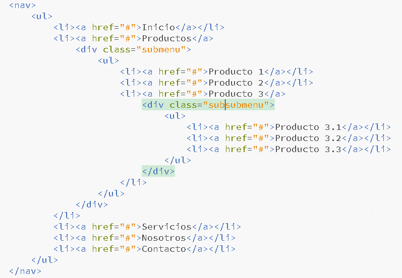 Como crear un menú drop down con puro CSS - CableNaranja