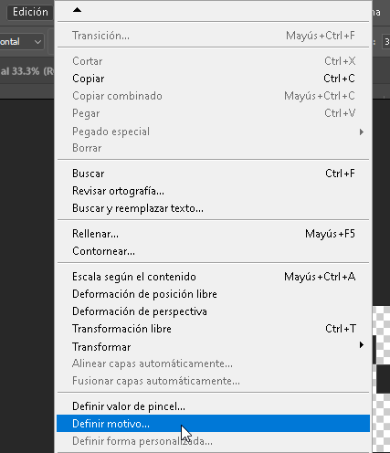 Como crear un patrón de rayas diagonales en #Photoshop - CableNaranja