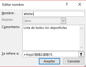 Manejo de nombres personalizados en Excel - CableNaranja