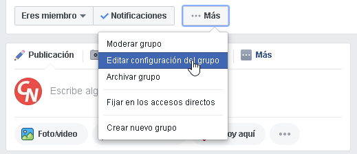 Como crear grupos en tus páginas de Facebook - CableNaranja