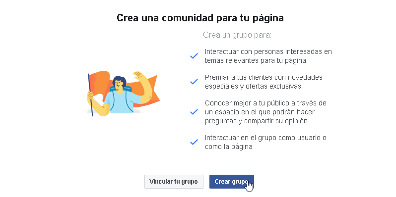 Como crear grupos en tus páginas de Facebook - CableNaranja