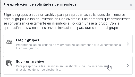 Como crear grupos en tus páginas de Facebook - CableNaranja