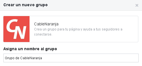 Como crear grupos en tus páginas de Facebook - CableNaranja