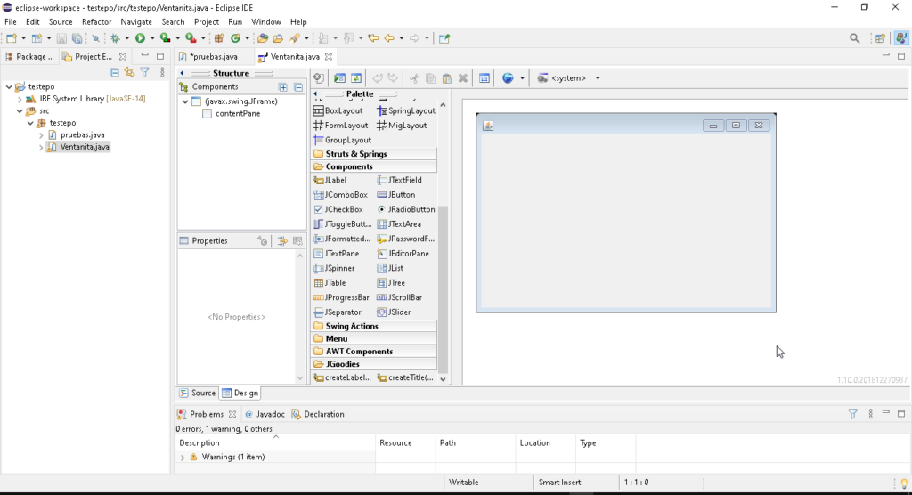 Java: Como activar el editor visual en Eclipse - CableNaranja