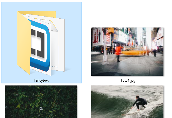 Crear una galería de fotos javascript y lightbox con fancybox - CableNaranja