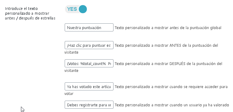 Puntua las entradas de tu #Wordpress con Yet Another Stars Rating - CableNaranja