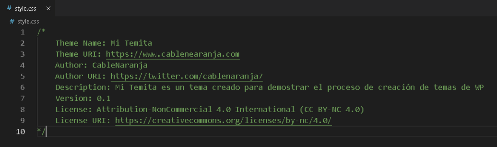 Creación de un tema de WordPress: Estructura básica - CableNaranja