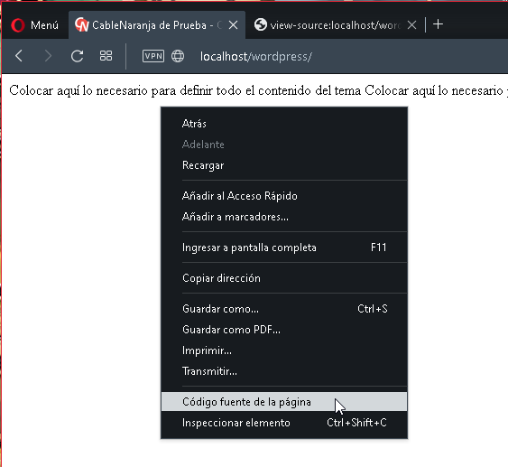 Creación de un tema de WordPress: El encabezado - CableNaranja