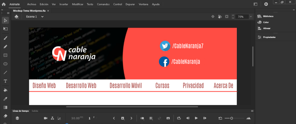 Creación de un tema de WordPress: El encabezado - CableNaranja