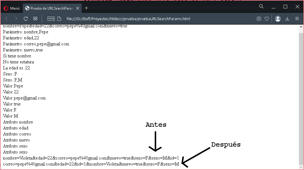 Parámetros de búsqueda en JavaScript con URLSearchParams - CableNaranja