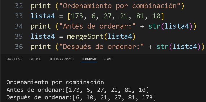 Métodos de Ordenamiento en Python - CableNaranja