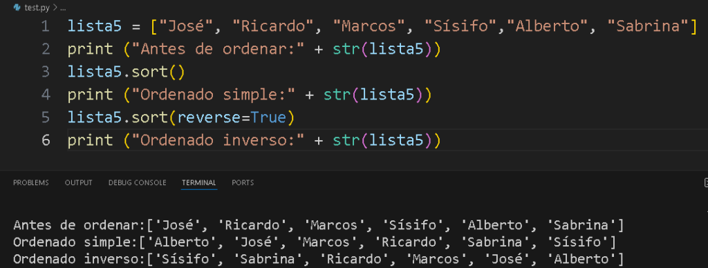 Métodos de Ordenamiento en Python - CableNaranja